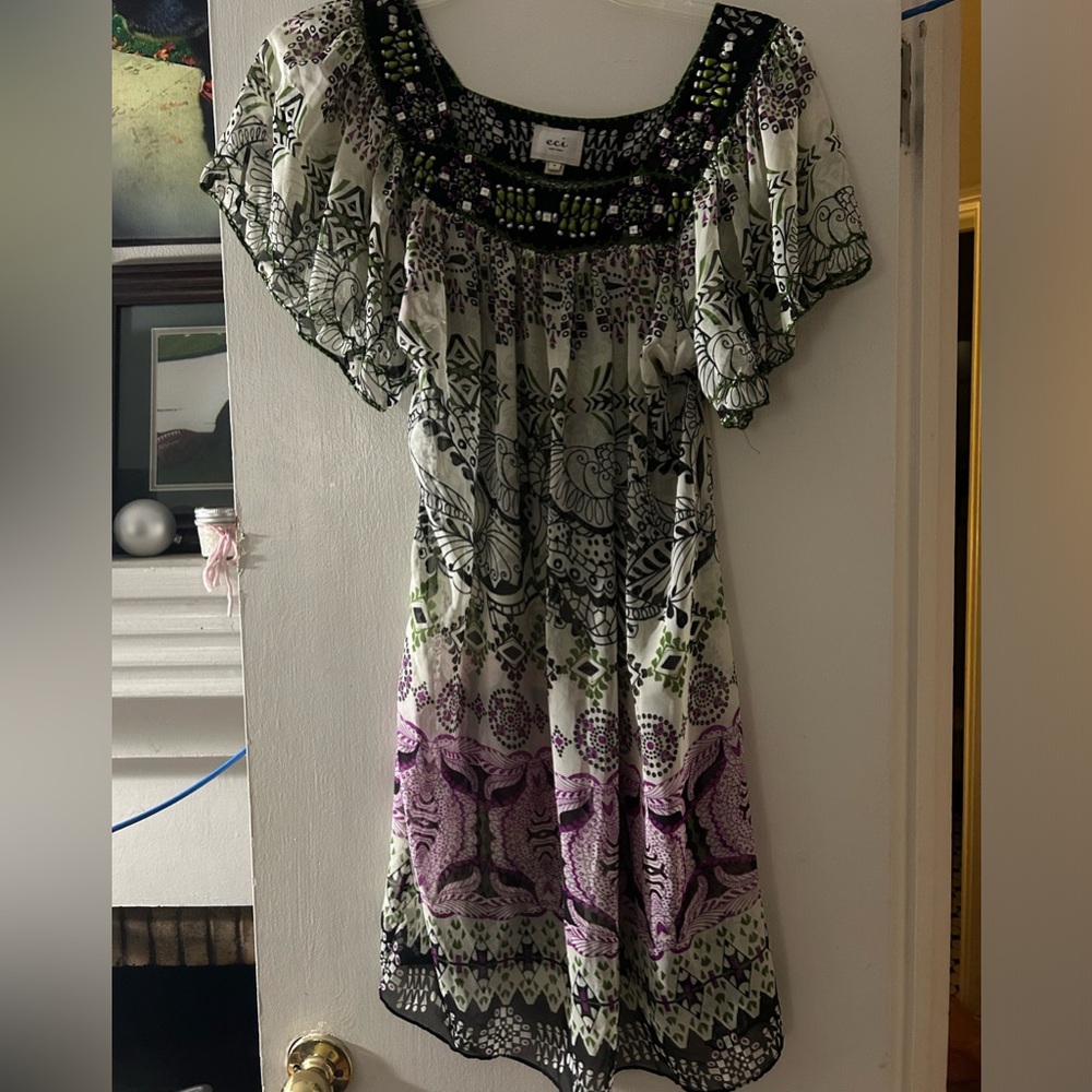 Beautiful ECI summer dress / swimsuit coverup